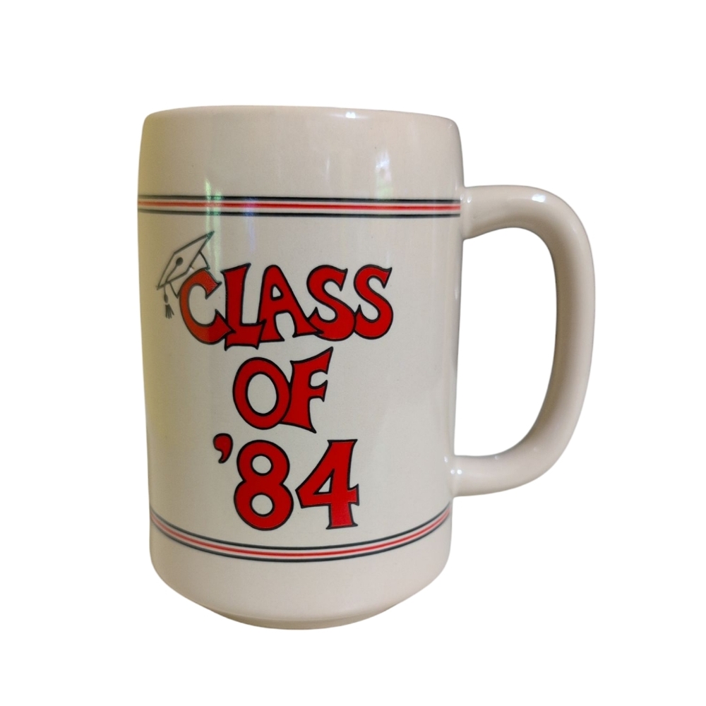 Class of 1984 Russ Berrie & Company Vintage Mug Cup Stein School Graduate Gift